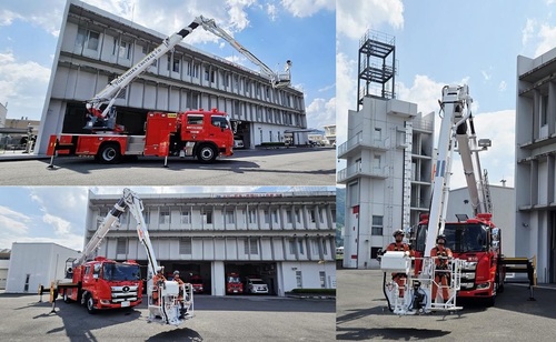 はしご付消防ポンプ自動車（25m級）の運用を開始しました!【東